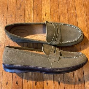 Lands End Suede Loafers